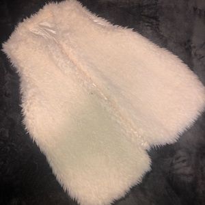 Faux fur vest